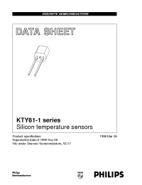 Datasheet KTY81-121 manufacturer Philips